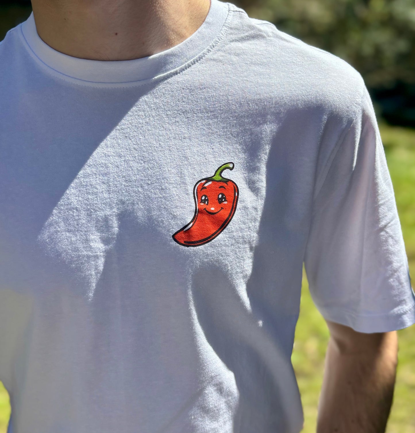 Tee-shirt « L’été en rouge et blanc »