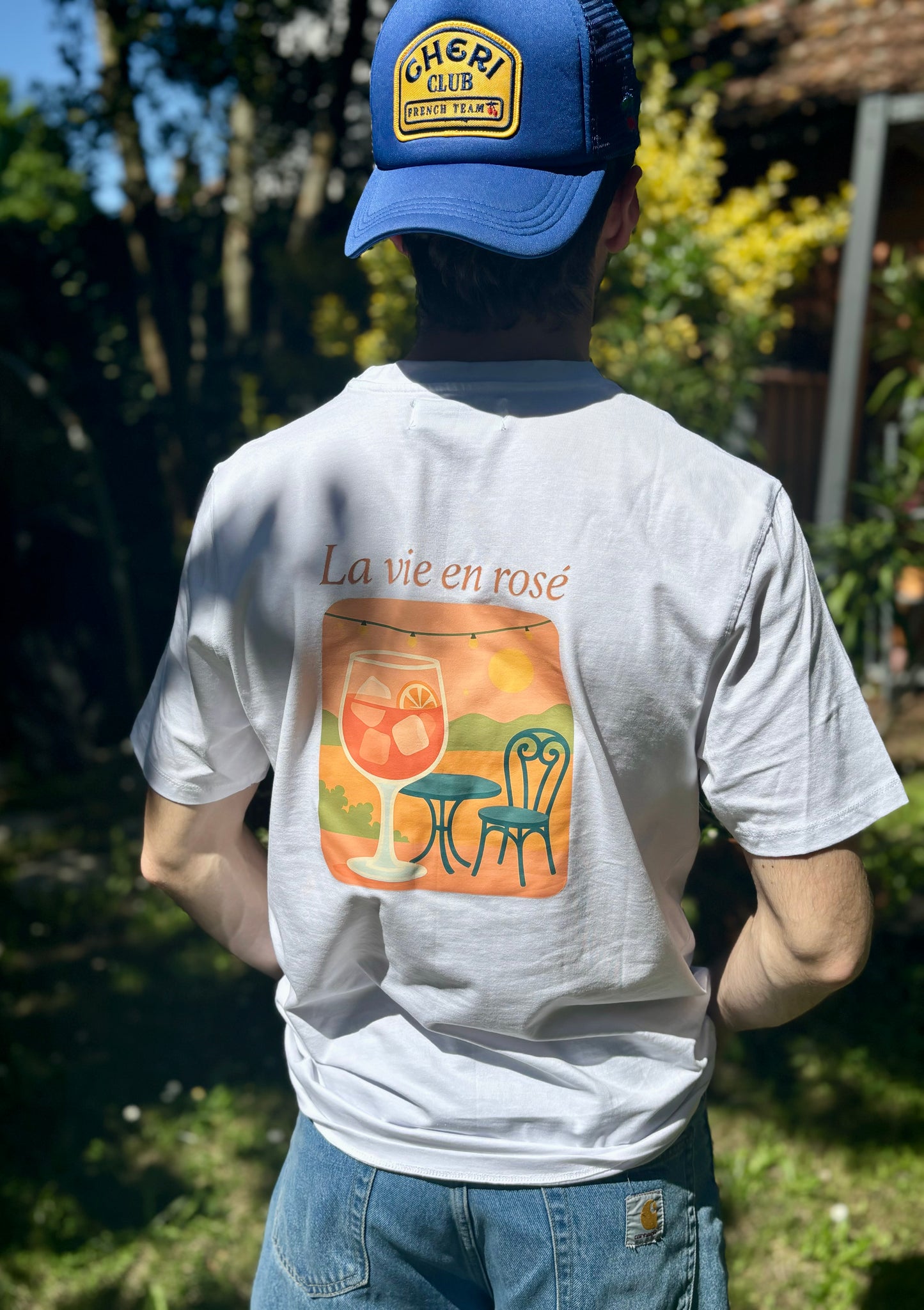 Tee-shirt « La vie en rosé »