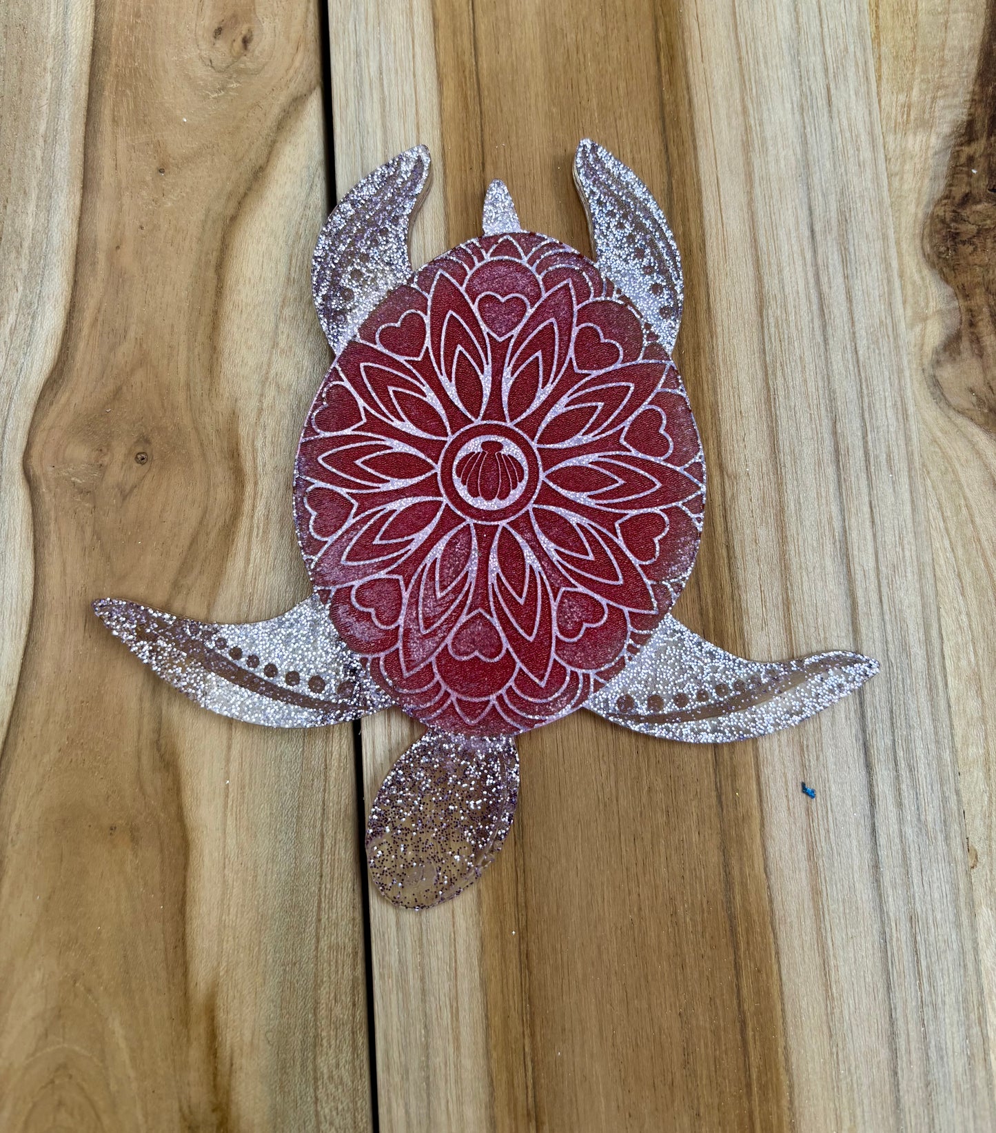 Dessous de verre tortue mandala