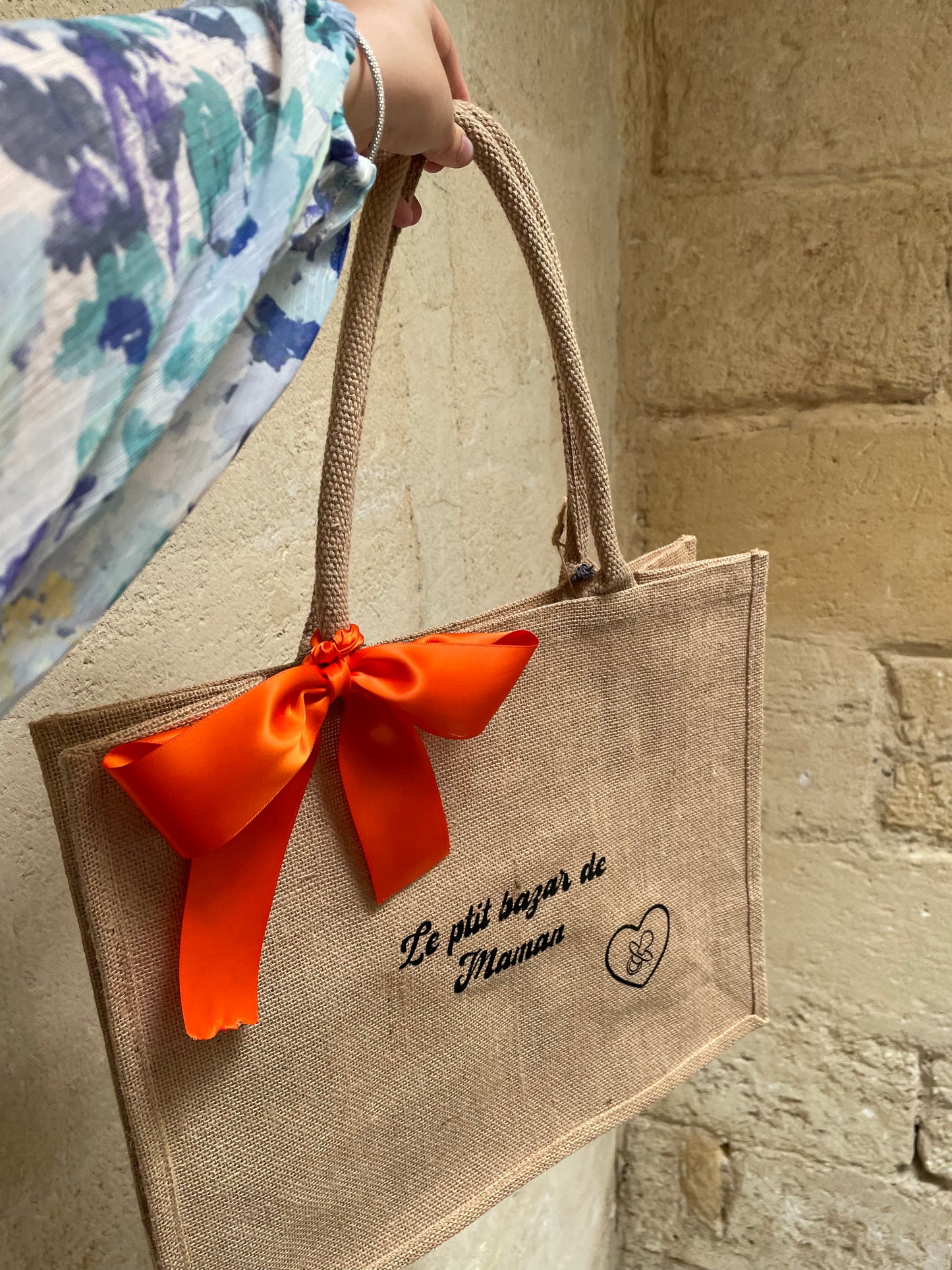Grand Sac en toile de jute