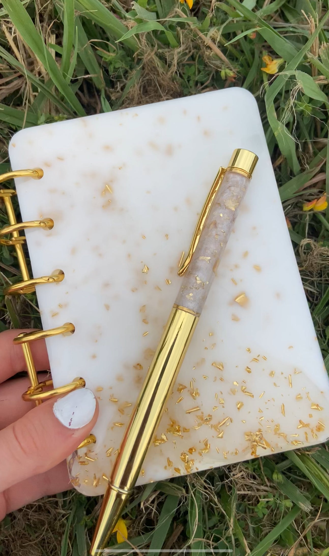 Petit carnet résine