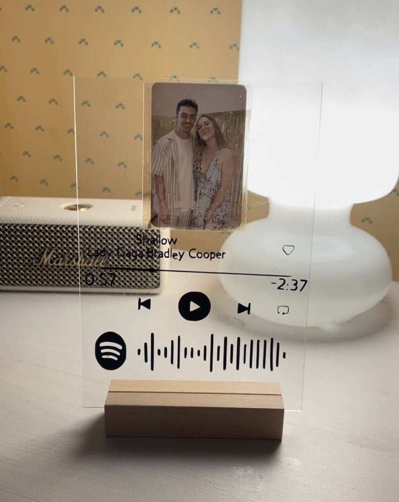 Plaque Spotify personnalisé