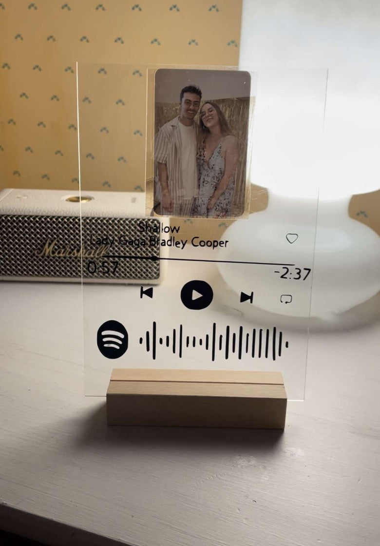 Plaque Spotify personnalisé