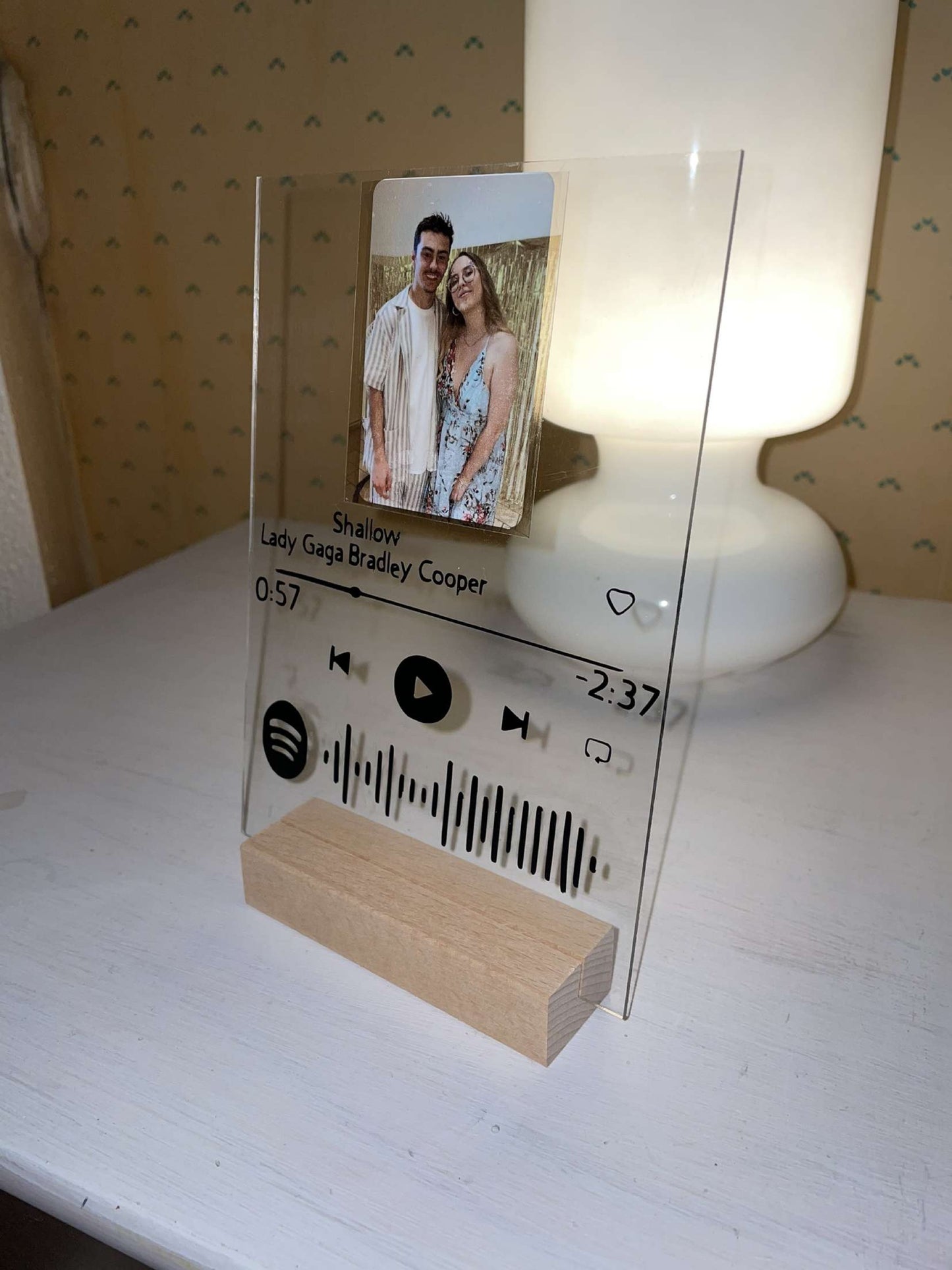 Plaque Spotify personnalisé