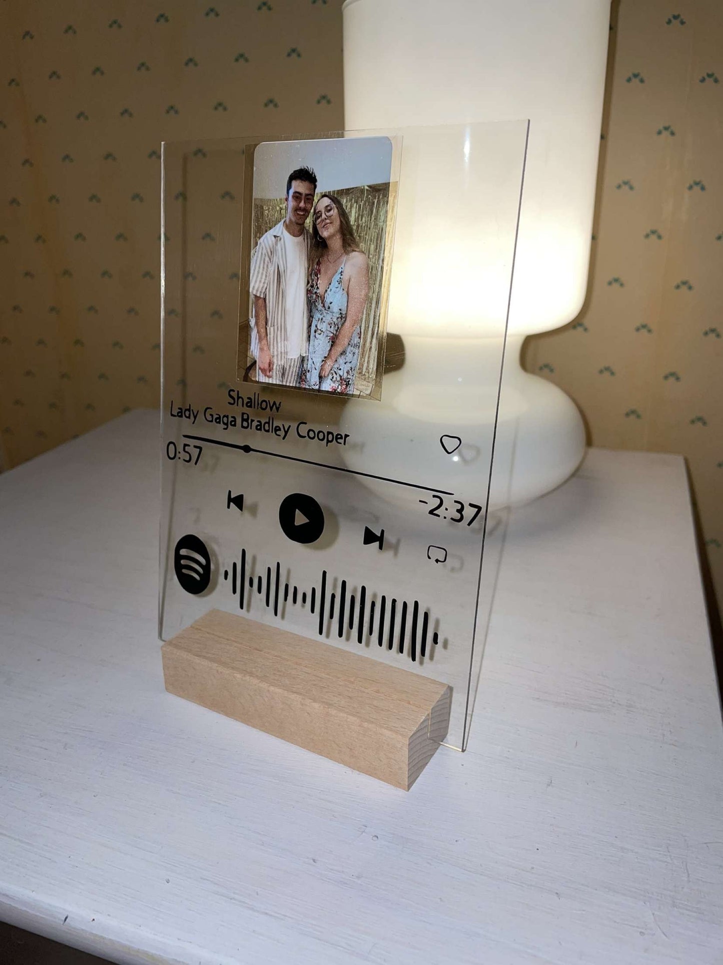 Plaque Spotify personnalisé