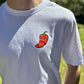 Tee-shirt « L’été en rouge et blanc »