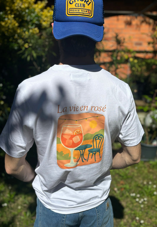 Tee-shirt « La vie en rosé »